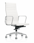 White Memory High Stitched Chair