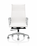 White Memory High Stitched Chair