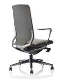 Rhythm Chair - Grey Leather on Alloy