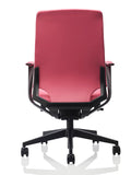 Rhythm Chair - Pink Leather on Black Frame