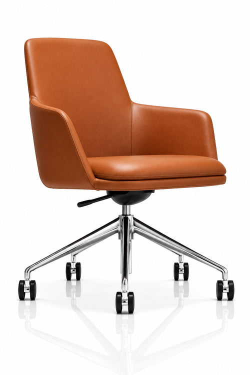 Soul Chair - Bronze Vegan Leather on Alloy